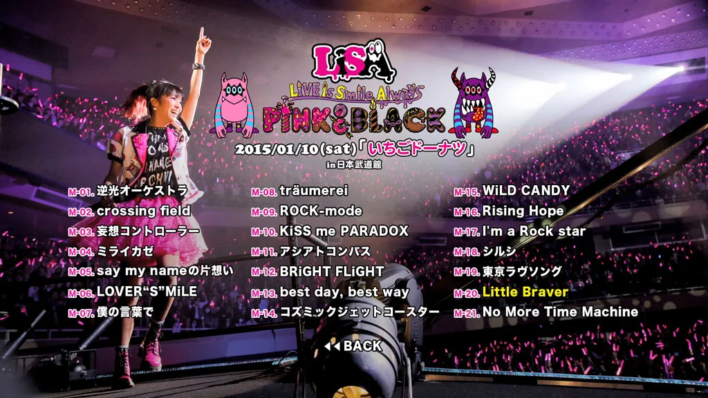 图片[2]-织部里沙 LiSA – LiVE is Smile Always～PiNK&BLACK～in日本武道館「いちごドーナツ」2015 [BDMV 39.3GB]-蓝光演唱会资源网