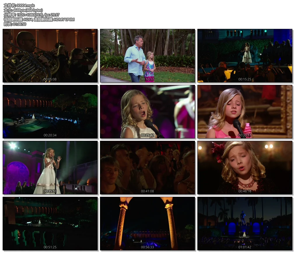 图片[5]-杰姬·伊万可 梦想起飞 2011演唱会 Jackie Evancho – Dream With Me in Concert 2011 [BDISO 22.29GB]-蓝光演唱会资源网