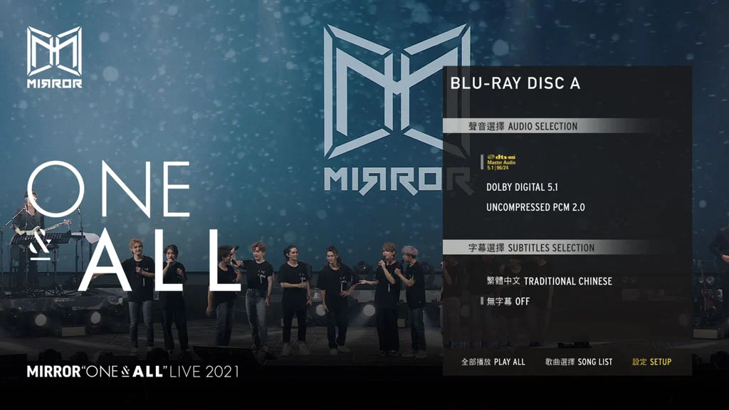 图片[6]-MIRROR \”ONE & ALL\” LIVE 2021 [自购原盘]《BDMV 2BD 54.1G》-蓝光演唱会资源网