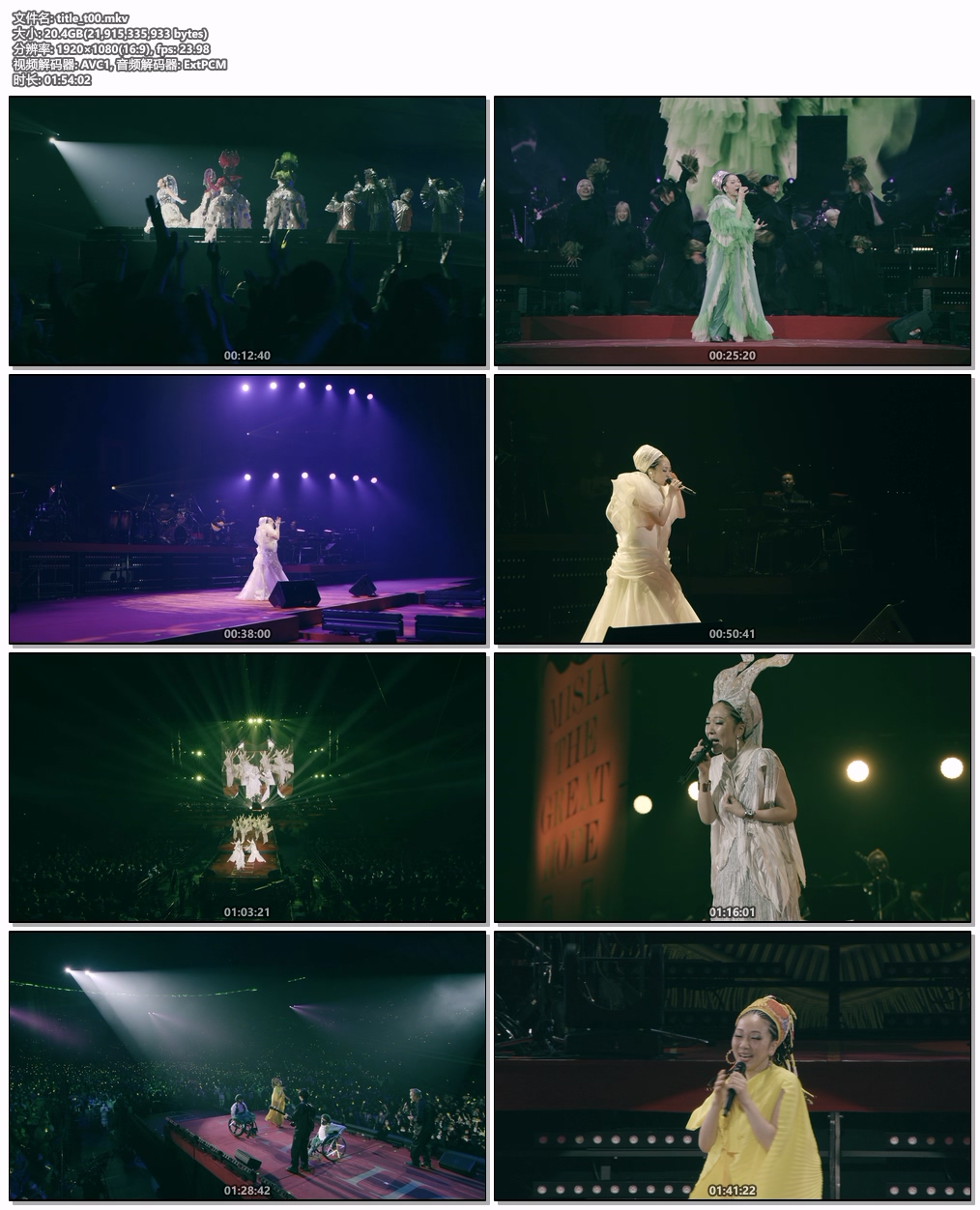 图片[5]-MISIA 25th Anniversary MISIA 星空のライヴXII Starry Night Fantasy (NHK BSP4K 2024.05.03) [HDTV 10.7GB]-蓝光演唱会资源网