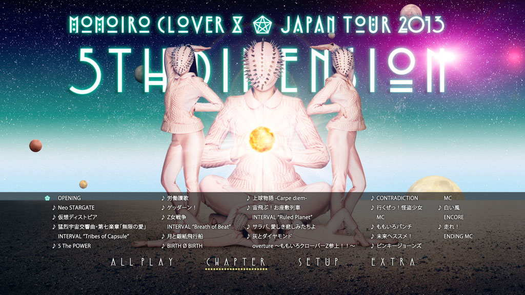 图片[2]-桃色幸运草Z Momoiro Clover Z JAPAN TOUR 2013 5TH DIMENSION《ISO 45.2G》-蓝光演唱会资源网
