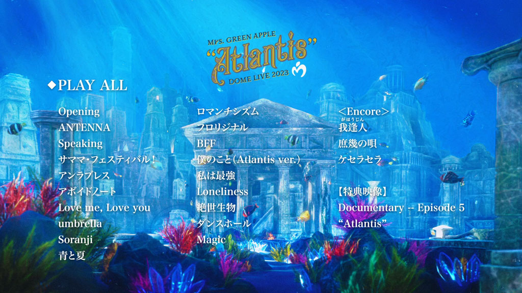 图片[2]-Mrs. GREEN APPLE DOME LIVE 2023 \”Atlantis\” [BDMV 41.8GB]-蓝光演唱会资源网