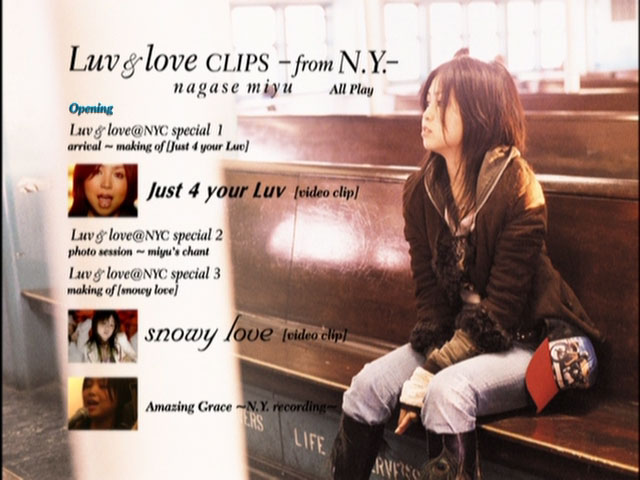 图片[2]-長瀬実夕 Nagase Miyu – 2005.02.23 – Luv & love CLIPS -from N.Y.- [DVD ISO 2.58GB]-蓝光演唱会资源网