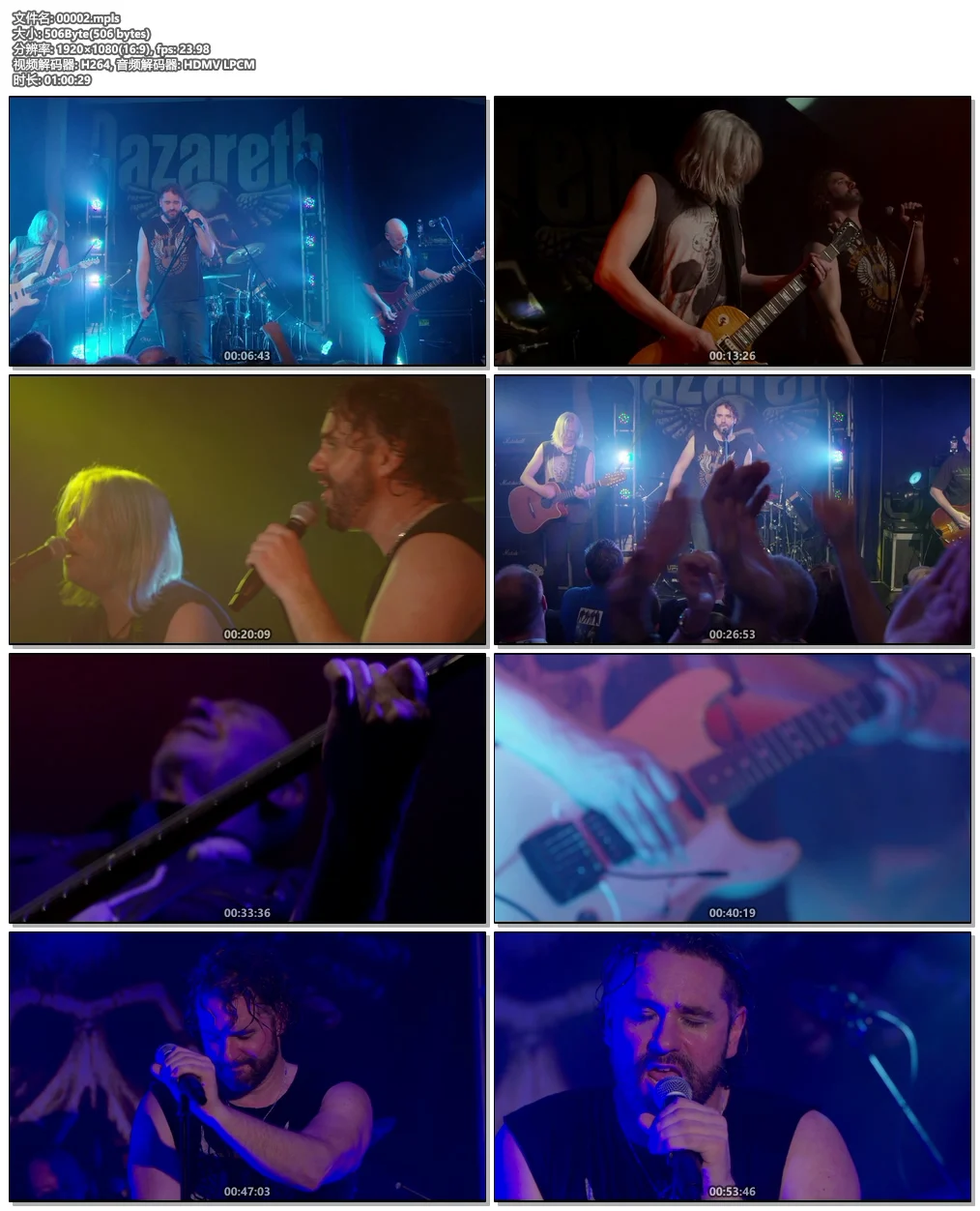 图片[5]-Nazareth – No Means Of Escape 2014 Blu-ray AVC 1080p DTS-HD MA 5.1《BDMV 42.4G》-蓝光演唱会资源网