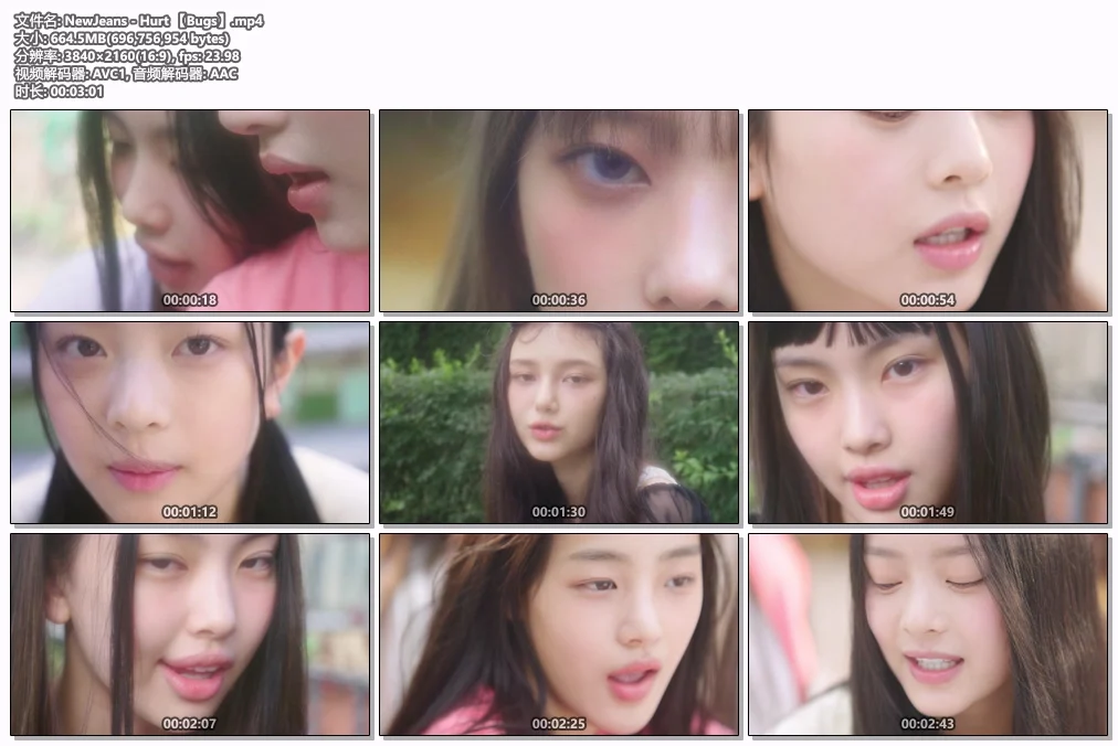 图片[2]-NewJeans – Hurt 4K 2160P [Bugs MP4 664.5MB]-蓝光演唱会资源网