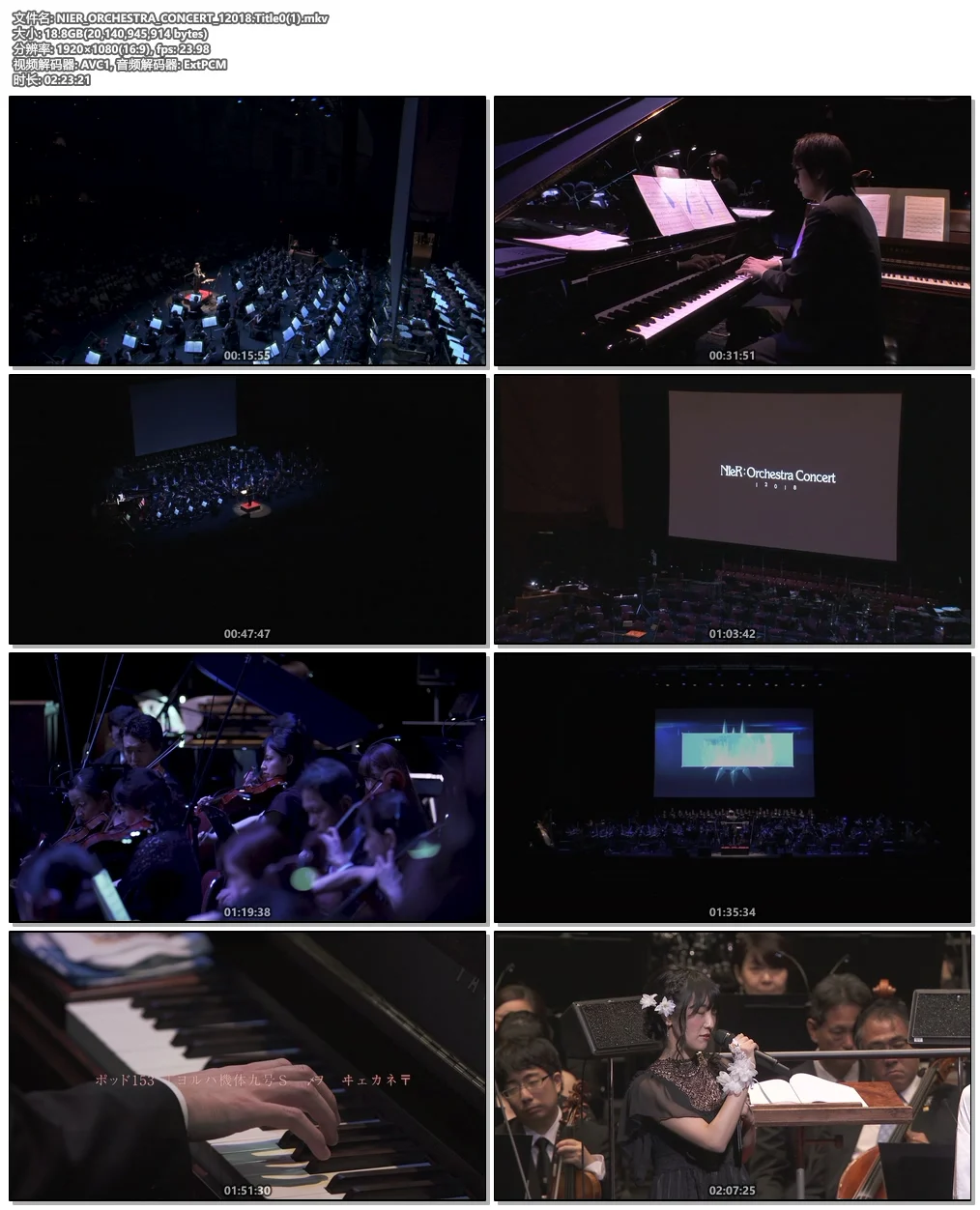 尼尔交响音乐会  NieR: Orchestra Concert 12018《Remux MKV 18.7G》-蓝光演唱会资源网