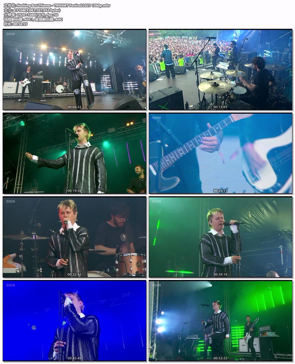 图片[4]-盗贼乐团 Nothing But Thieves – TRNSMT Festival 2023 HD 1080P [WEB-DL MKV 4.71GB]-蓝光演唱会资源网