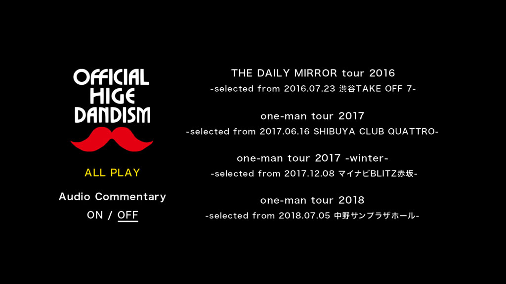 图片[2]-Official髭男dism – LIVE COLLECTION 2016-2018 [2019]《BDISO 21.8GB》-蓝光演唱会资源网