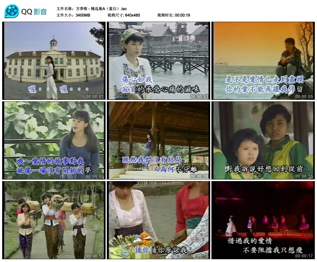 方季惟 – 精选集 2DVD [VHS转录] [KTV] [DVD ISO 3.32G+2.9G]-蓝光演唱会资源网