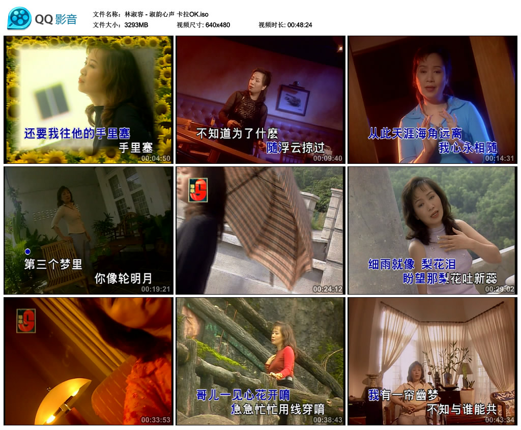 图片[3]-林淑容 – 淑韵心声 卡拉OK [KTV] [DVD ISO 3.22G]-蓝光演唱会资源网