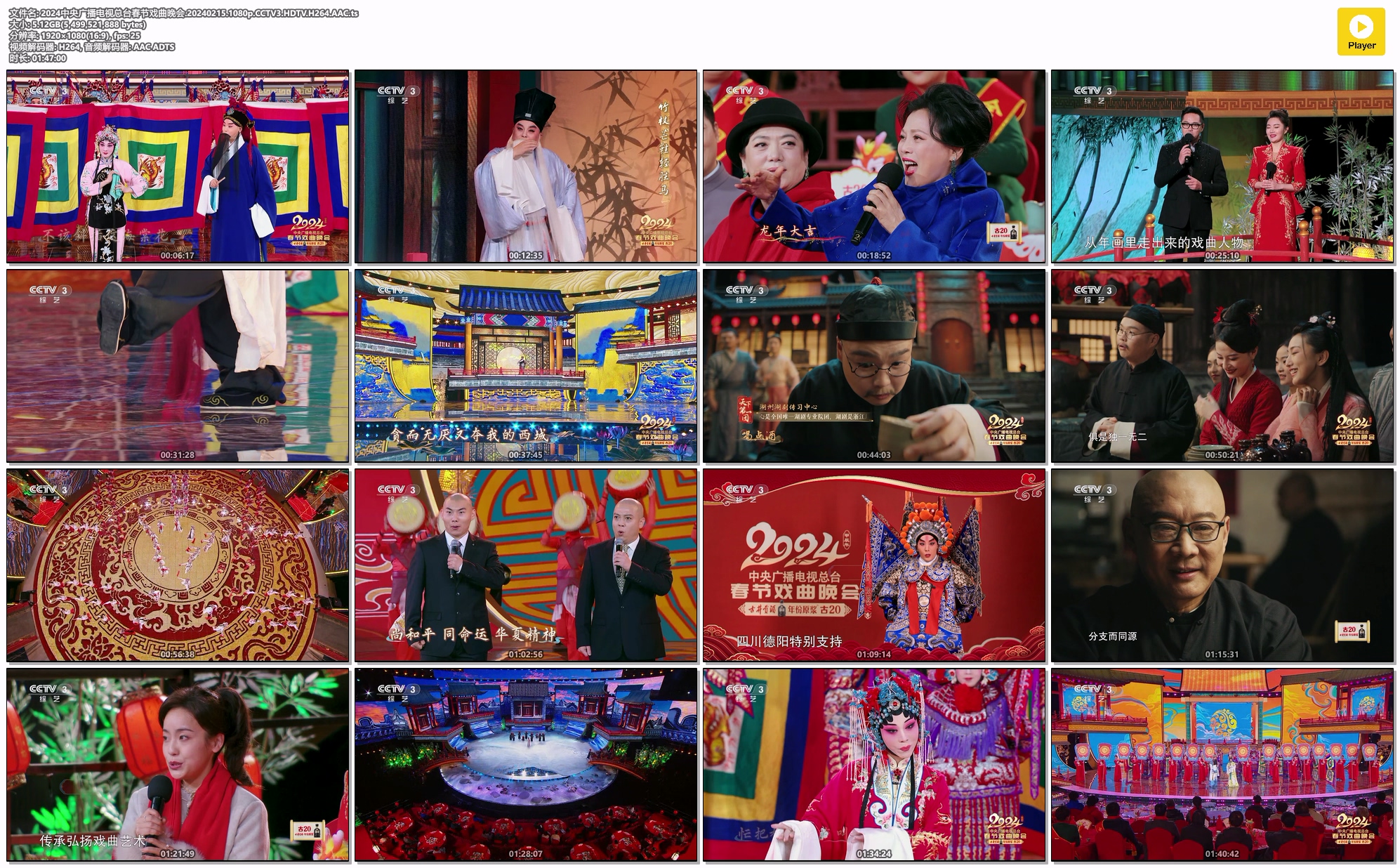 图片[3]-中央广播电视总台春节戏曲晚会 2024 1080p H264 [HDTV TS 5.12GB]-蓝光演唱会资源网