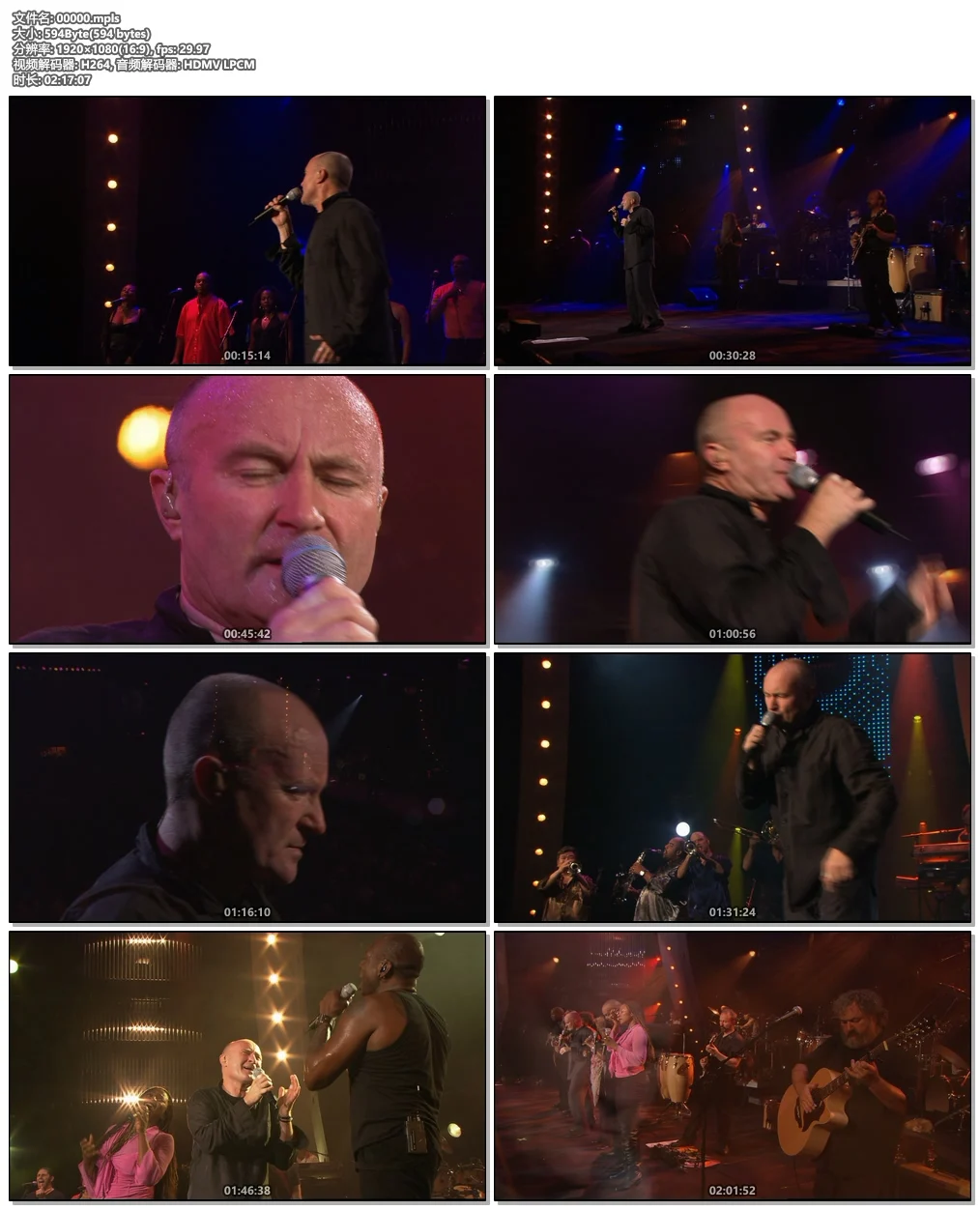 图片[6]-菲尔·柯林斯 瑞士蒙特勒演唱会 Phil Collins – Live At Montreux 2004 [2012]《BDMV 42.9G》-蓝光演唱会资源网