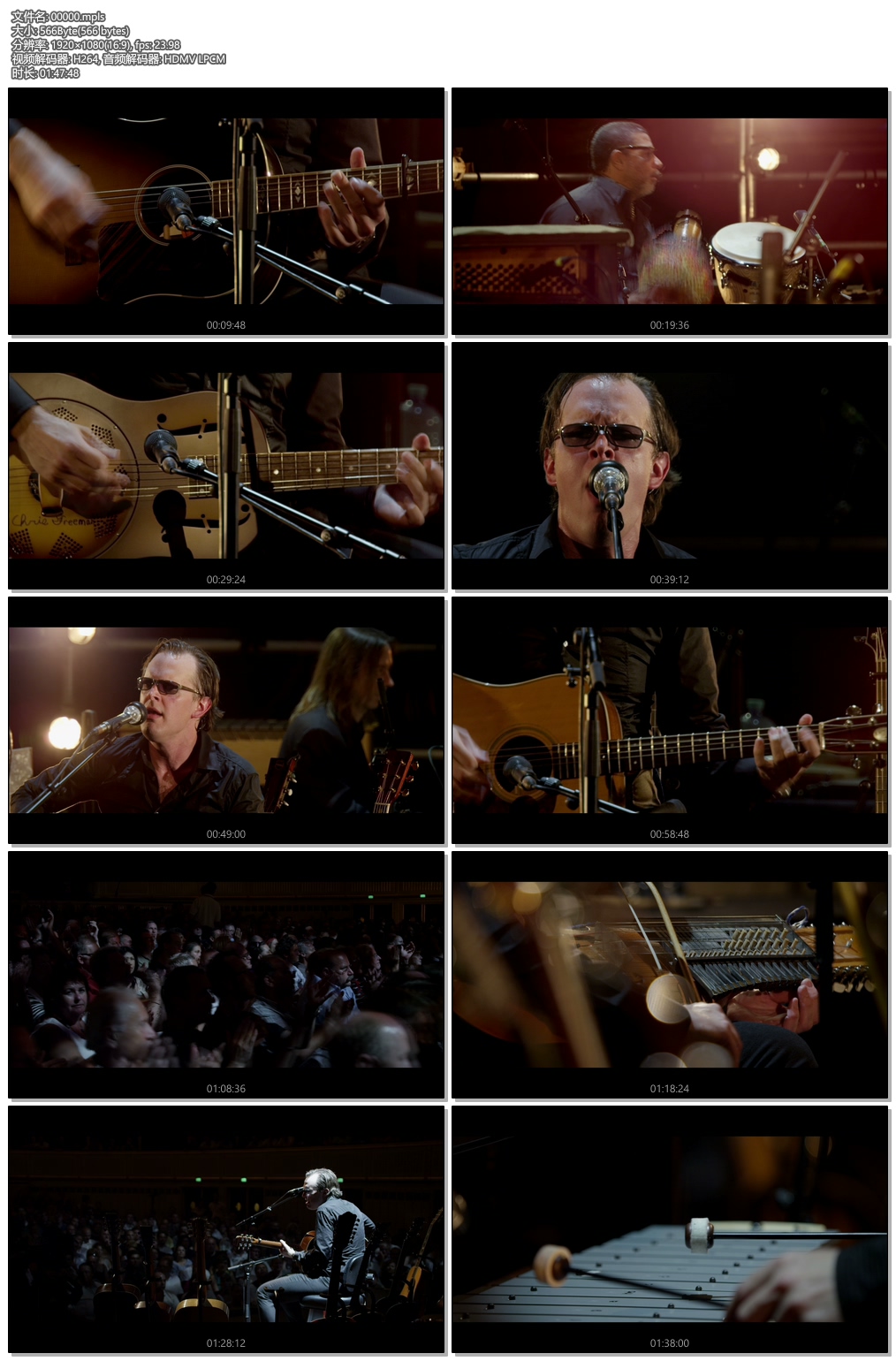 图片[5]-乔·博纳马萨 维也纳歌剧院之原声吉他现场演唱会 Joe Bonamassa – An Acoustic Evening at the Vienna Opera House 2012 [ISO 43.9GB]-蓝光演唱会资源网