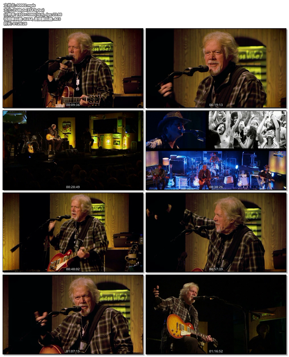 图片[6]-Randy Bachman – Vinyl Tap Tour Every Song Tells a Story 2014《BDMV 19.8G》-蓝光演唱会资源网