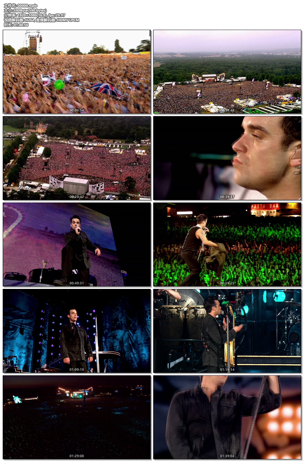 图片[5]-罗比威廉姆斯2003年现场演唱会10周年纪念版 Robbie Williams Live at Knebworth 2013 10th Anniversary Edition《BDMV 33.7G》-蓝光演唱会资源网
