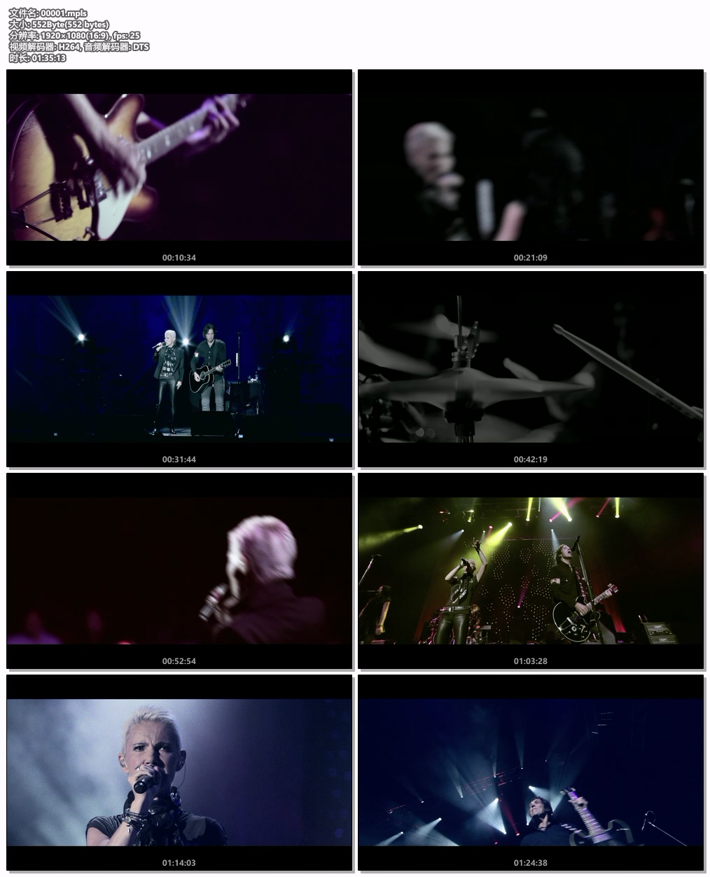 图片[6]-罗克赛二重唱 Roxette – Live Travelling The World 2013 CD+BD《BDMV 44.9GB》-蓝光演唱会资源网