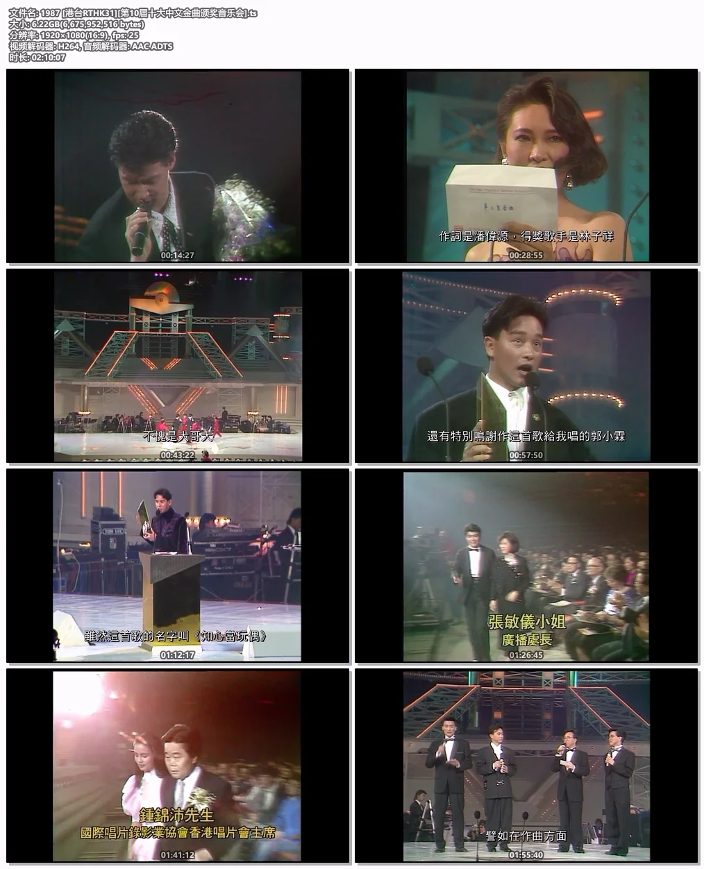 图片[5]-香港十大中文金曲颁奖音乐会 第10届 1987 [RTHK31 HDTV TS 6.21GB]-蓝光演唱会资源网