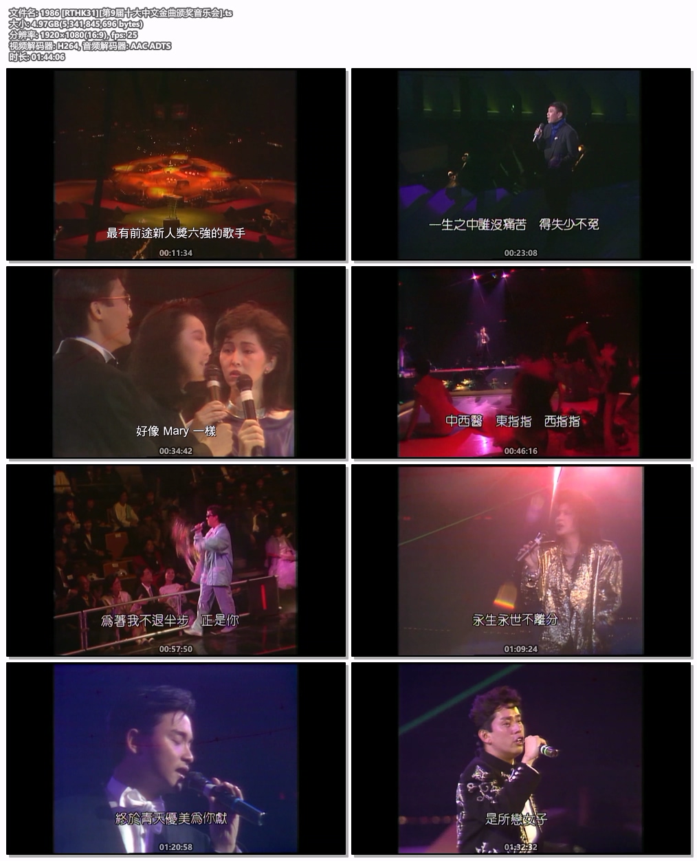 图片[5]-香港十大中文金曲颁奖音乐会 第9届 1986 [RTHK31 HDTV TS 6.31GB]-蓝光演唱会资源网