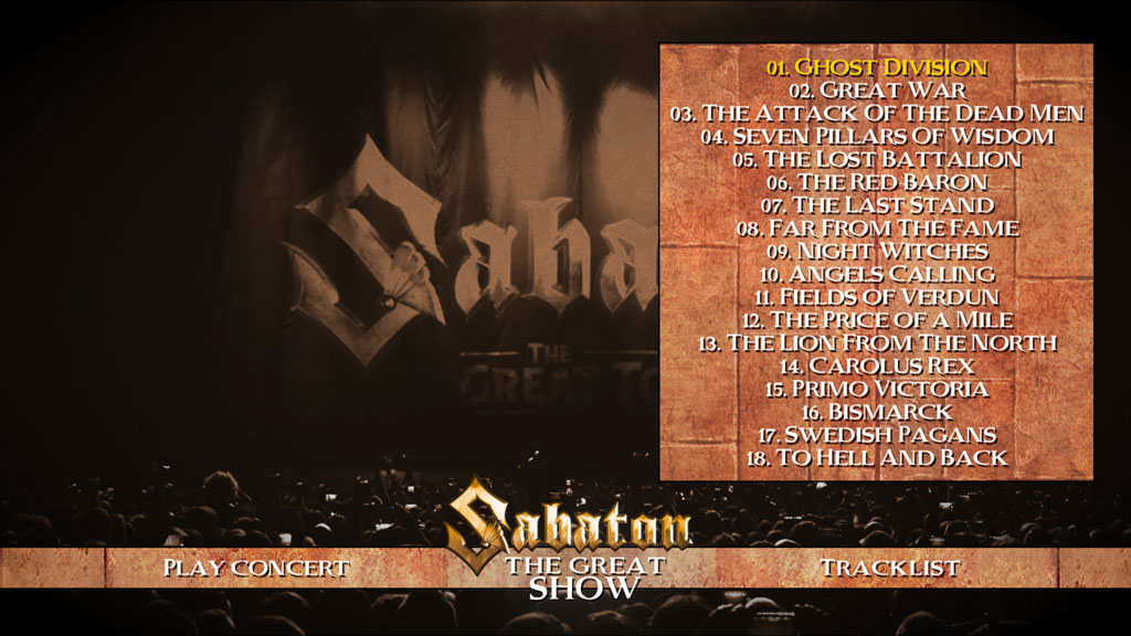 图片[2]-Sabaton – The Great Show 2020《BDMV 21.4G》-蓝光演唱会资源网