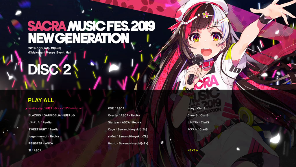 图片[5]-SACRA MUSIC FES 2019 NEW GENERATION BD+CD Flac《2BD BDMV 66.6G》-蓝光演唱会资源网