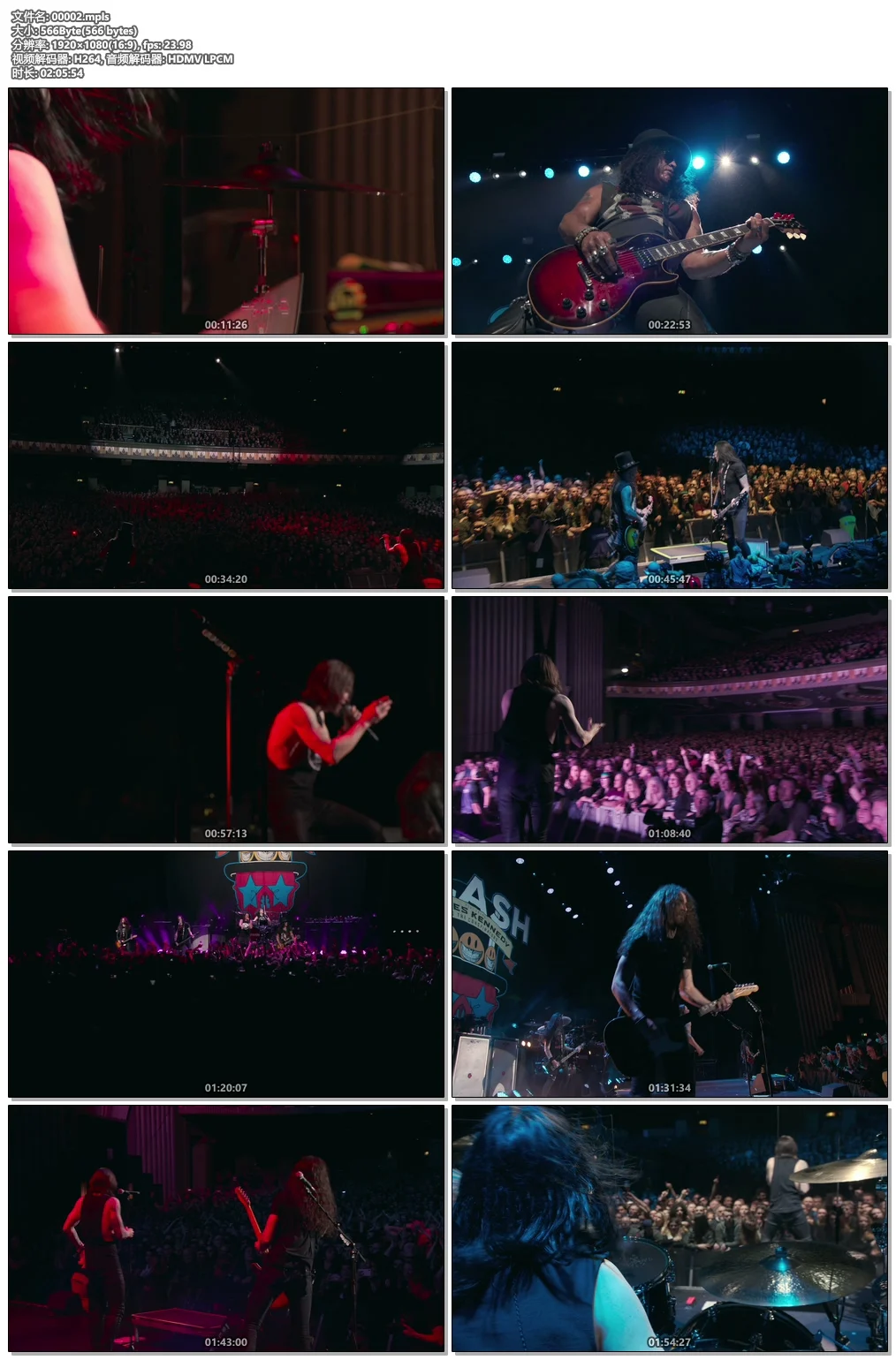 图片[5]-美国流行摇滚 Slash Living The Dream Tour 2019《BDMV 37.1G》-蓝光演唱会资源网