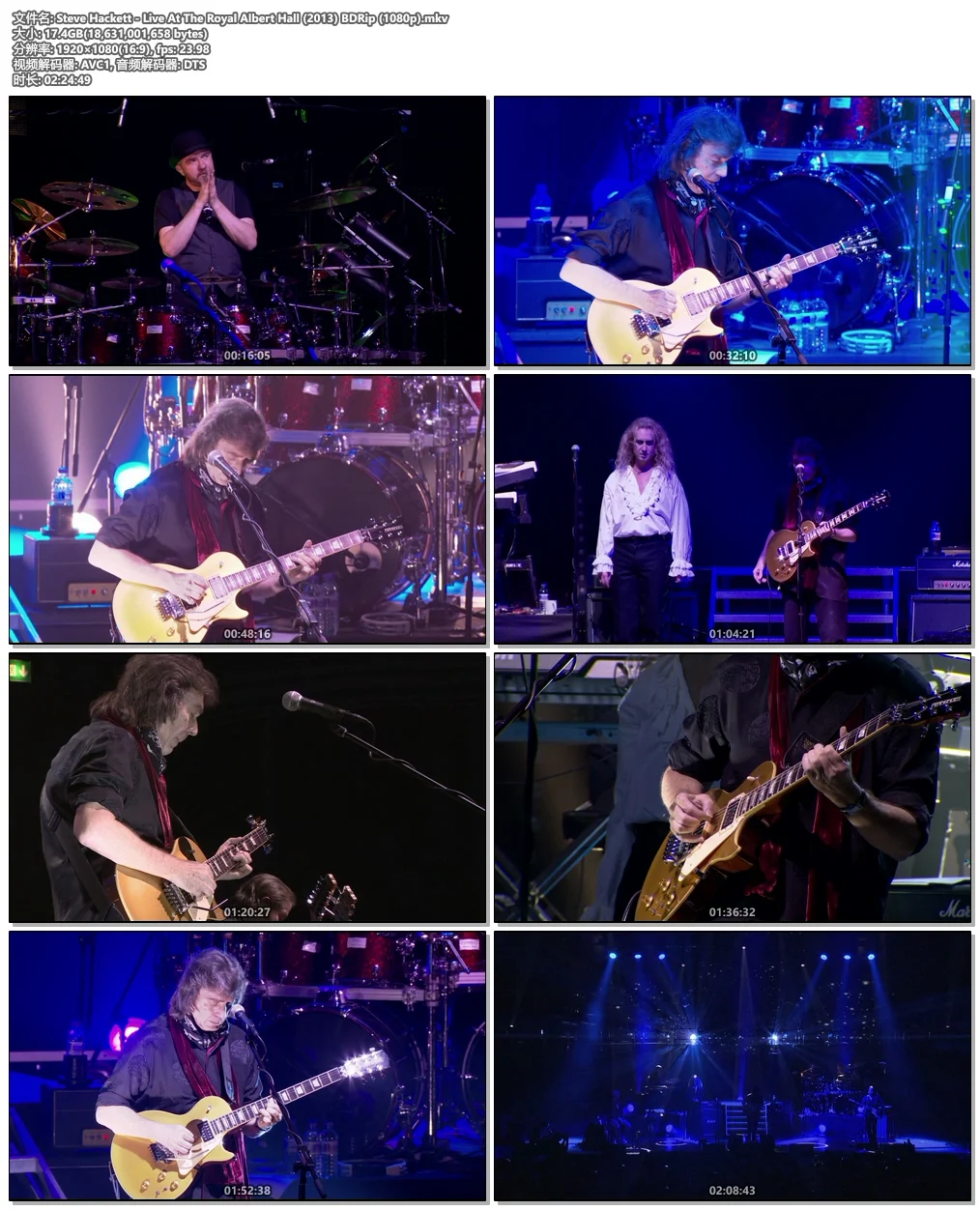 图片[4]-Steve Hackett – Live At The Royal Albert Hall 2013《BDrip MKV 17.3G》-蓝光演唱会资源网