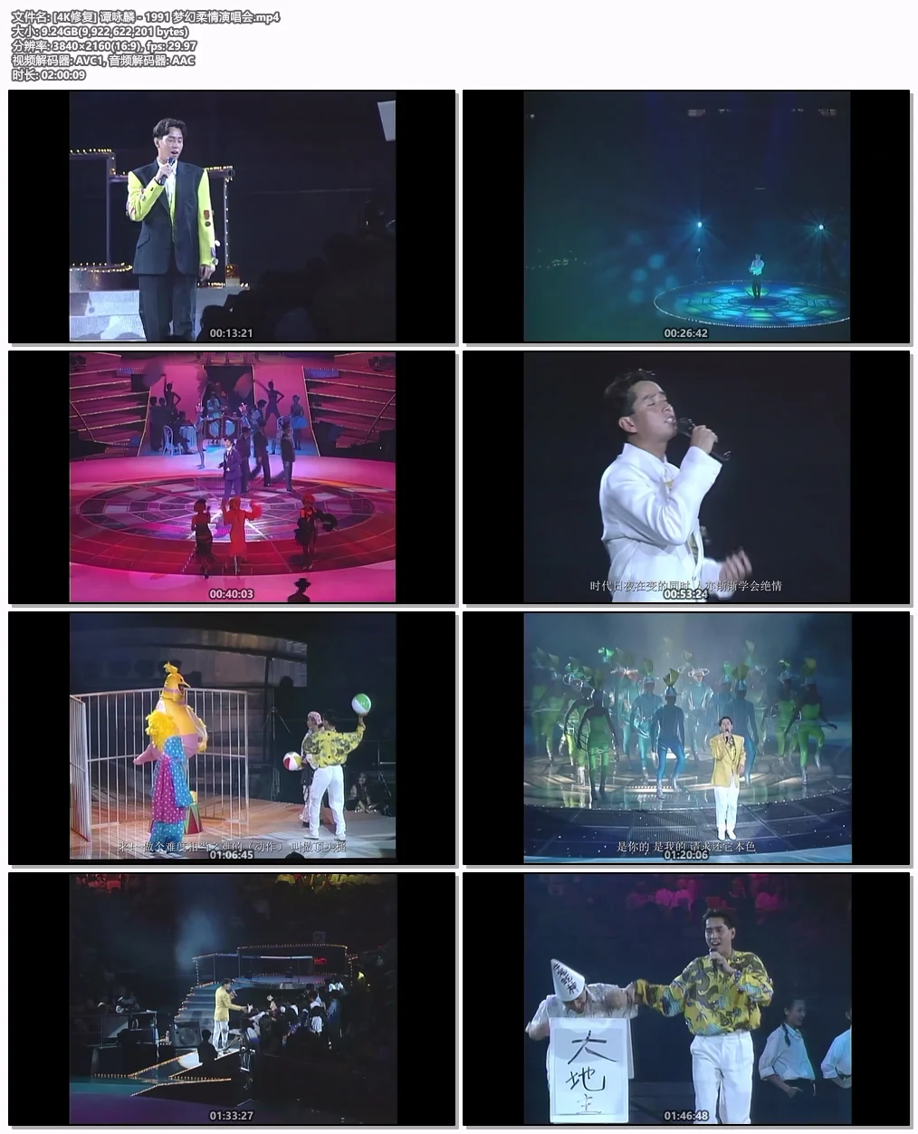 图片[4]-谭咏麟 – 梦幻柔情演唱会 1991 4K高清 [4K修复 MP4 9.24GB]-蓝光演唱会资源网