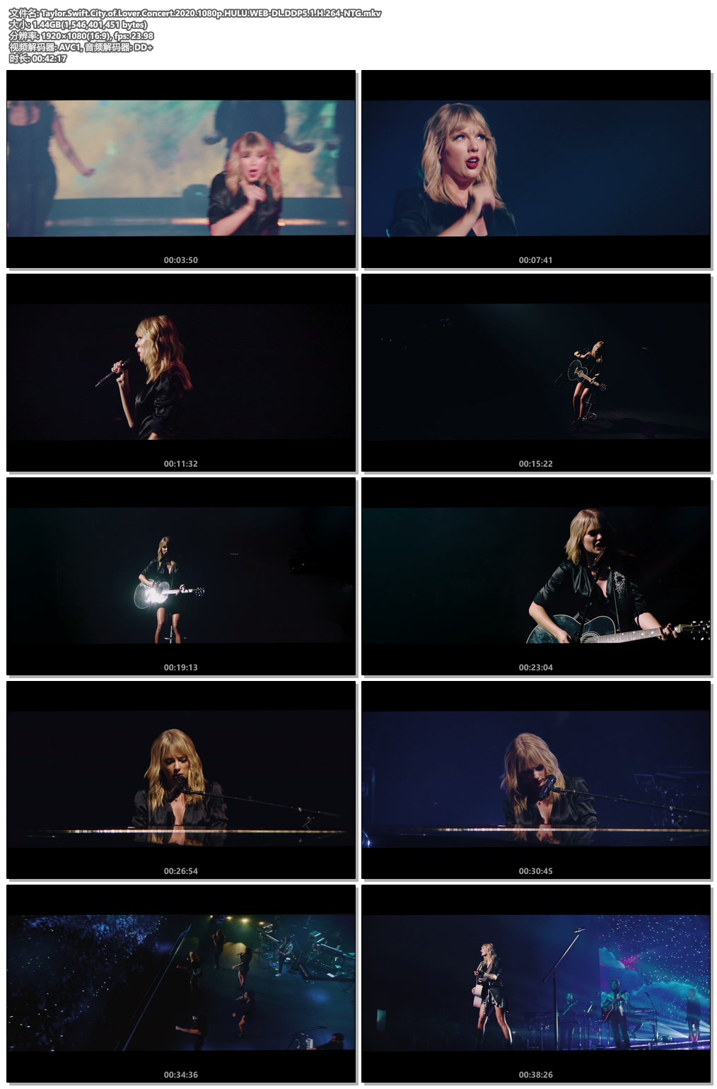 图片[6]-泰勒.斯威夫特 城市恋人 2020年巴黎演唱会 Taylor Swift City of Lover Concert 2020 1080p HULU《WEB-DL MKV 1.44G》-蓝光演唱会资源网