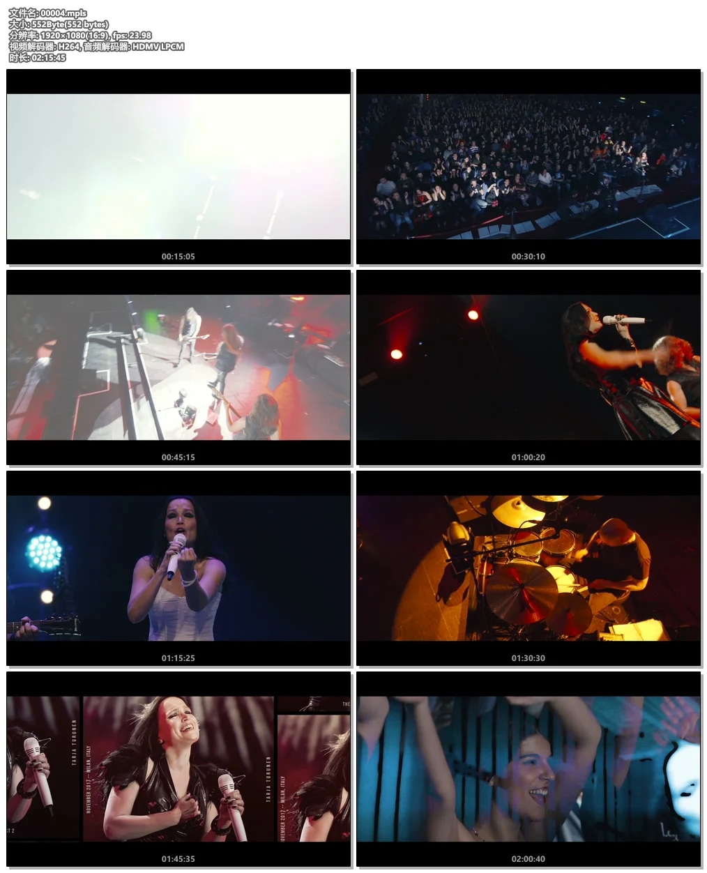图片[6]-Tarja Turunen – Act II  20181080p BluRay AVC DTS-HD MA 5.1《BDMV 46G》-蓝光演唱会资源网