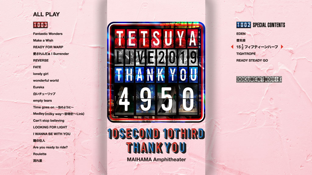 图片[6]-TETSUYA – TETSUYA LIVE 2019 THANK YOU 4950 2020《BDISO 46.25G》-蓝光演唱会资源网