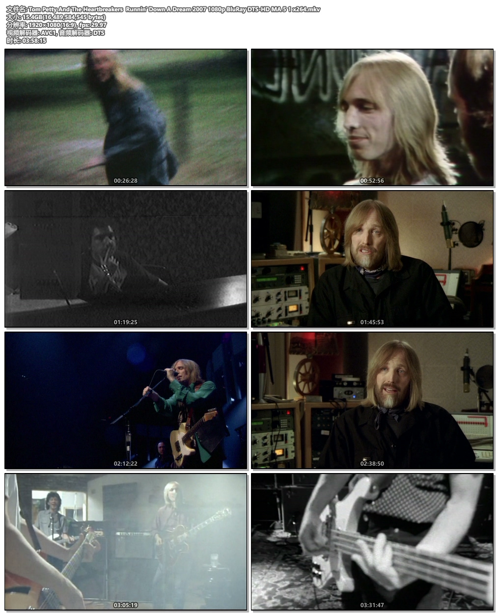 图片[4]-Tom Petty And The Heartbreakers  Runnin\’ Down A Dream 2007《Remux MKV 15.3G》-蓝光演唱会资源网