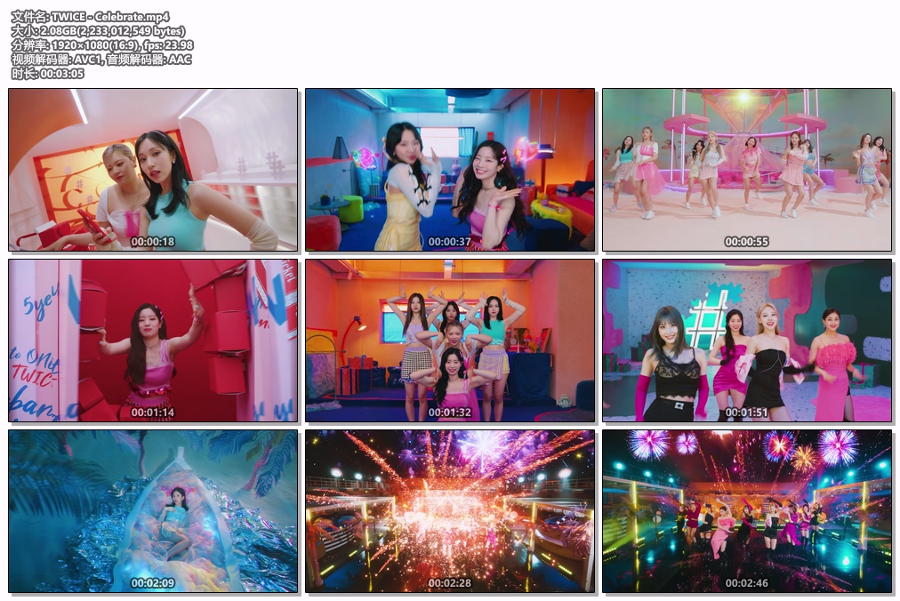 图片[2]-TWICE – Celebrate 1080P [Bugs MP4 2.08GB]-蓝光演唱会资源网