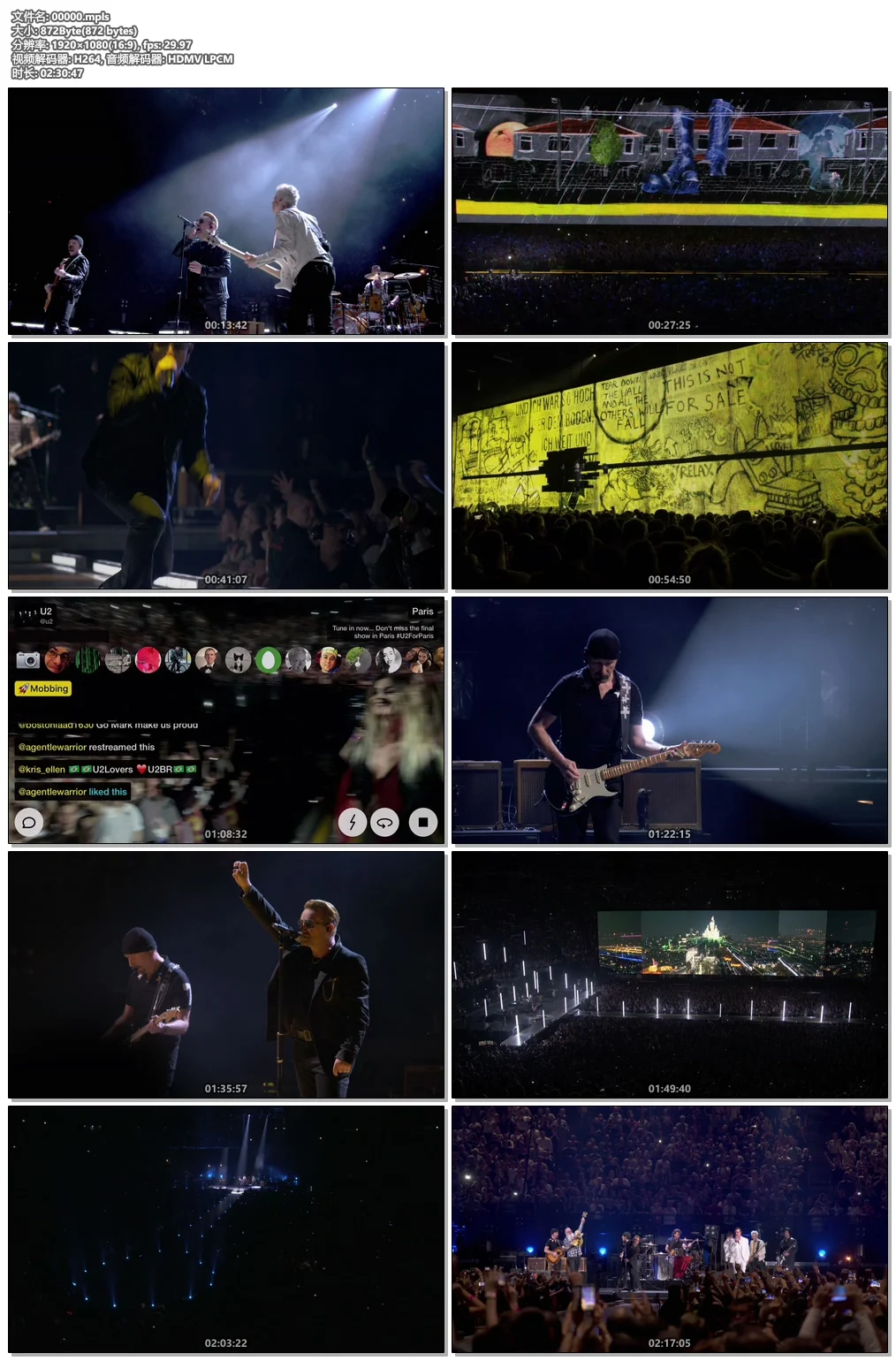 图片[6]-U2乐队 iNNOCENCE + eXPERIENCE Live In Paris 2016《BDMV 44.2G》-蓝光演唱会资源网