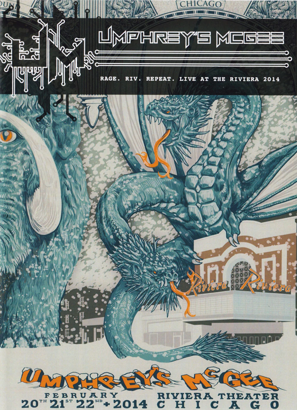Umphrey\’s McGee TourGigs Collection – Rage. Riv. Repeat. Live at the Riviera 2014《BDMV 2BD 38.6G》-蓝光演唱会资源网