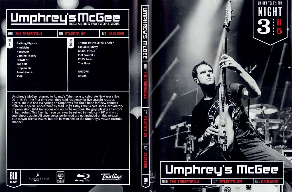 图片[4]-Umphrey\’s McGee TourGigs Collection – New Years Run 2014-2015 – The Tabernacle Atlanta GA December 30-31, 2014 – January 1-3, 2015《BDMV 5BD 105G》-蓝光演唱会资源网