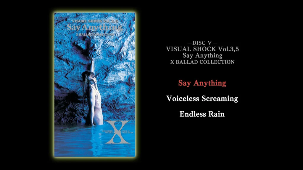 图片[2]-X VISUAL SHOCK Blu-ray BOX 1989-1992 DISC 5 VISUAL SHOCK Vol.3,5 Say Anything X BALLAD COLLECTION (29min) 《ISO 8.65G》-蓝光演唱会资源网