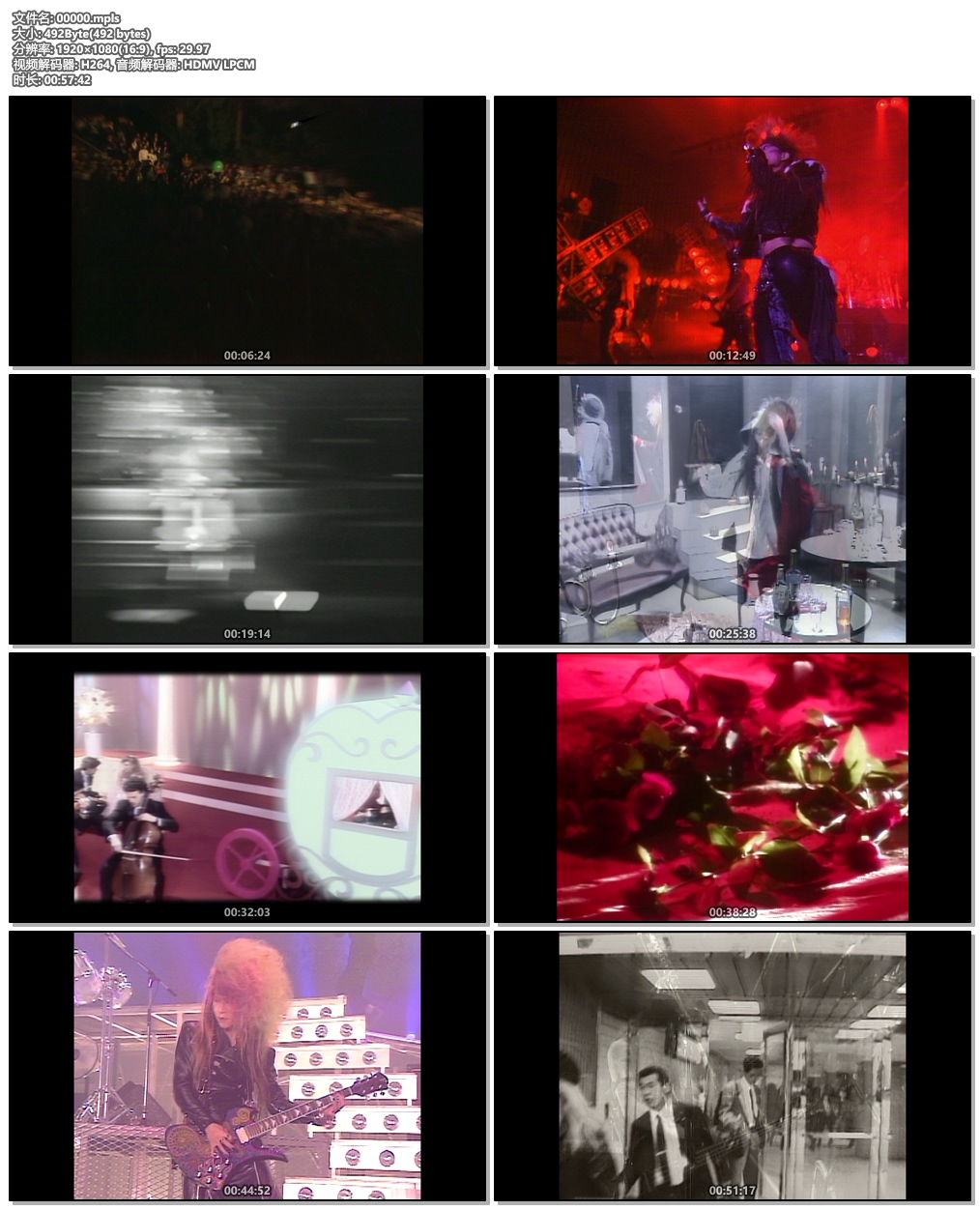 图片[4]-X VISUAL SHOCK Blu-ray BOX 1989-1992 DISC 7 X CLIPS (57min)《ISO 16.93G》-蓝光演唱会资源网