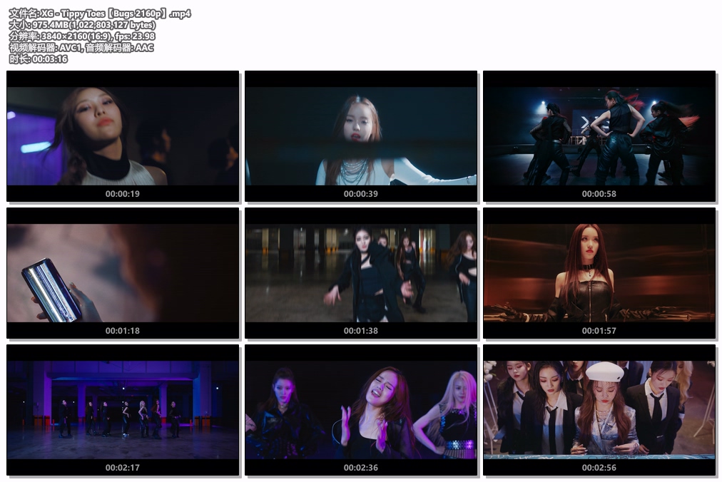 图片[2]-XG – Tippy Toes 4K 2160P [Bugs MP4 975.4MB]-蓝光演唱会资源网