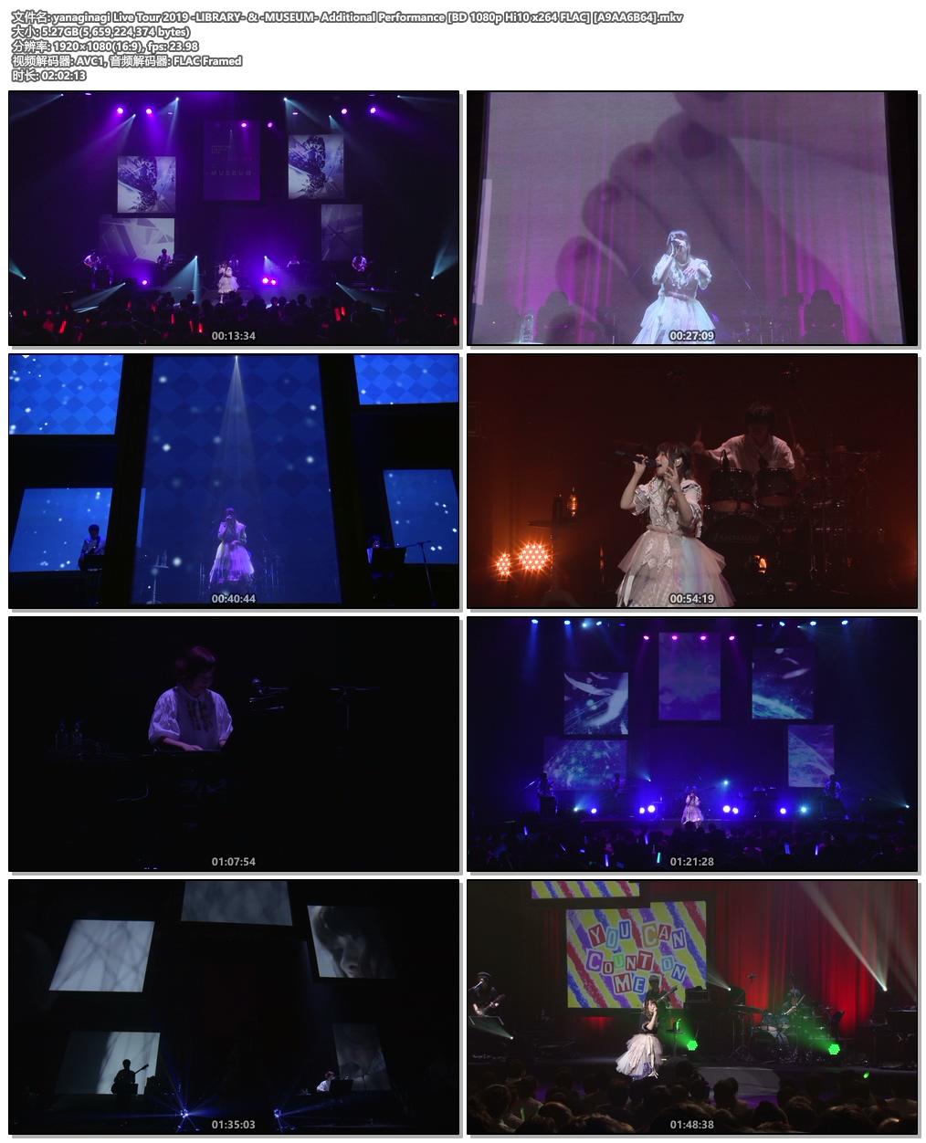 图片[4]-yanaginagi – Live Tour 2019 -LIBRARY- & -MUSEUM- Additional Performance《BDrip MKV 5.27G》-蓝光演唱会资源网