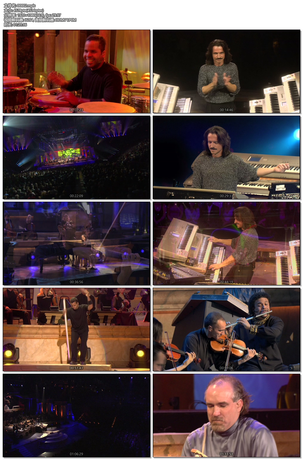 图片[6]-雅尼 埃及金字塔2016年演唱会Yanni 2016 he Dream Concert: Live from the Great Pyramids of Egypt [BDISO 6.46G]-蓝光演唱会资源网