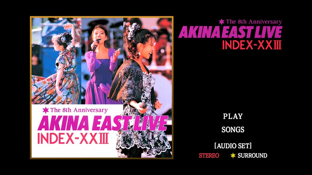 图片[2]-中森明菜 Akina Nakamori –  EAST LIVE 1989 [2014] [BDMV 21.3GB]-蓝光演唱会资源网
