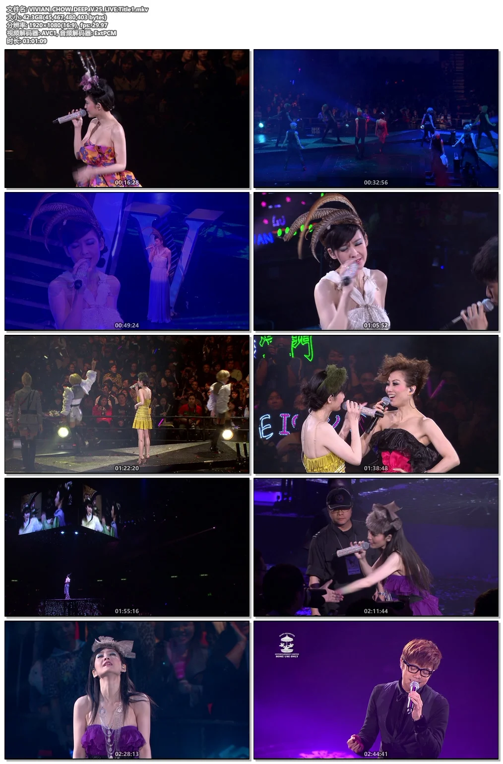 图片[6]-周慧敏25周年演唱会 Vivian Chow Deep V 25th Anniversary Concert 2011《Remux MKV 42.3G》-蓝光演唱会资源网