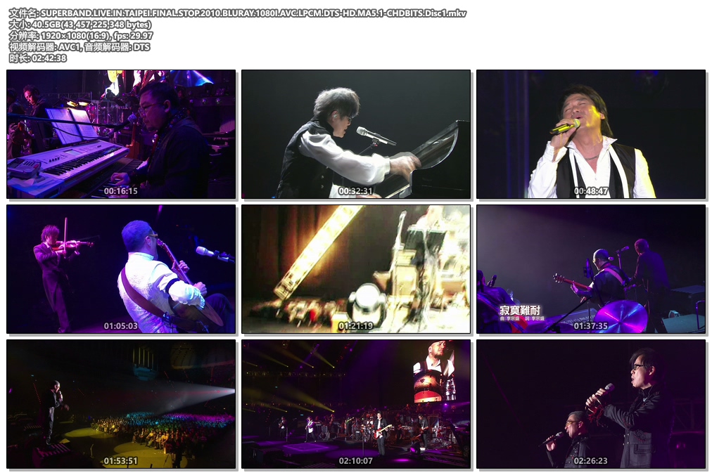 图片[3]-纵贯线 出发/终点站 SuperBand Live In Taipei / The Start And Final Stop《Remux MKV 80.7》-蓝光演唱会资源网
