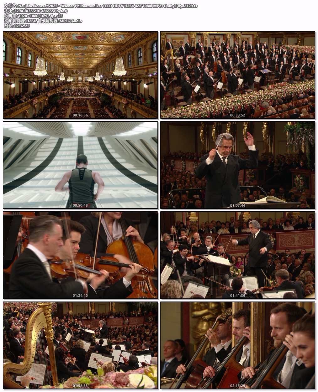 图片[5]-2025年维也纳新年音乐会 Neujahrskonzert 2025 – Wiener Philharmoniker FEED HDTV H264 422 1080i MP2+DolbyE [HDTV TS 32.7GB]-蓝光演唱会资源网