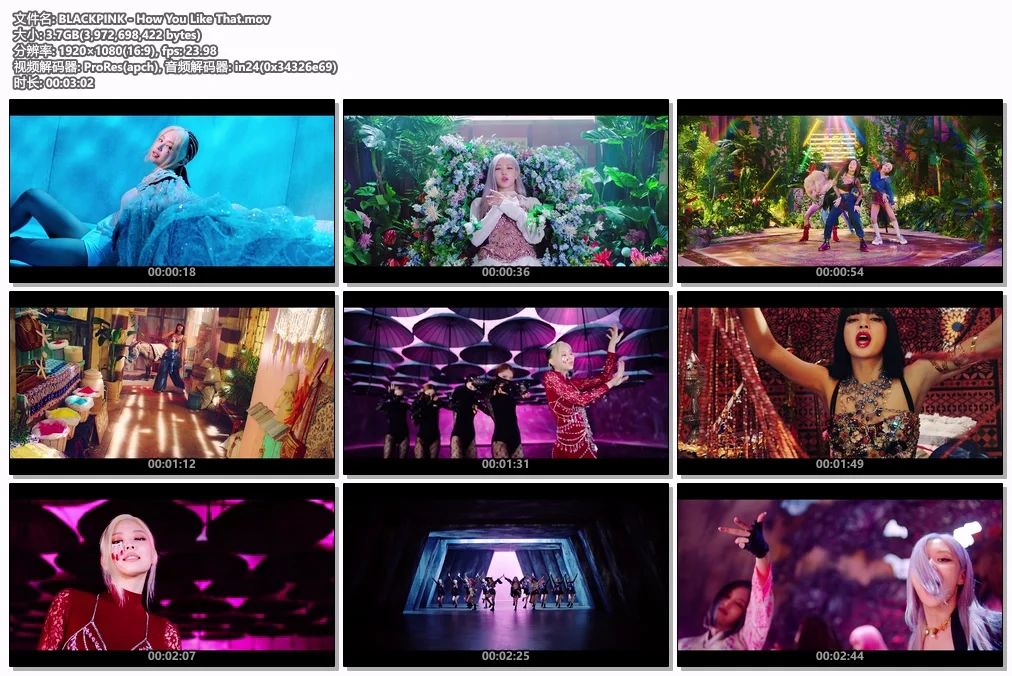 图片[2]-Blackpink – How you like that 1080P [ProRes MOV 3.69GB]-蓝光演唱会资源网