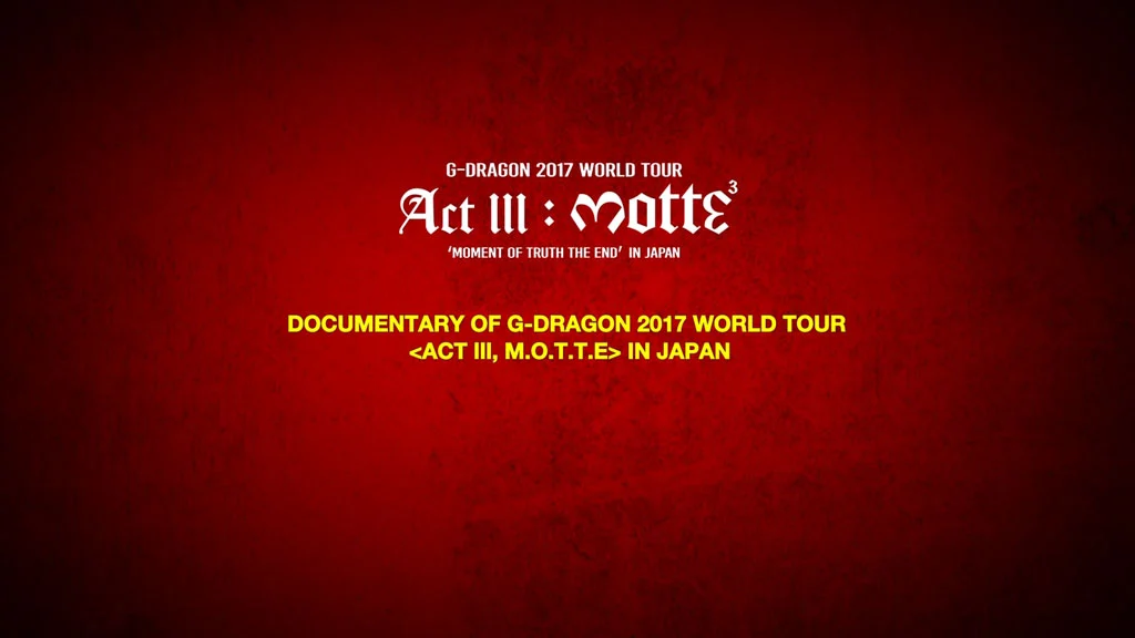 图片[3]-지드래곤 G-DRAGON – G-DRAGON 2017 WORLD TOUR ACT III, M.O.T.T.E IN JAPAN 2018 [BDMV 2BD 44.8GB]-蓝光演唱会资源网