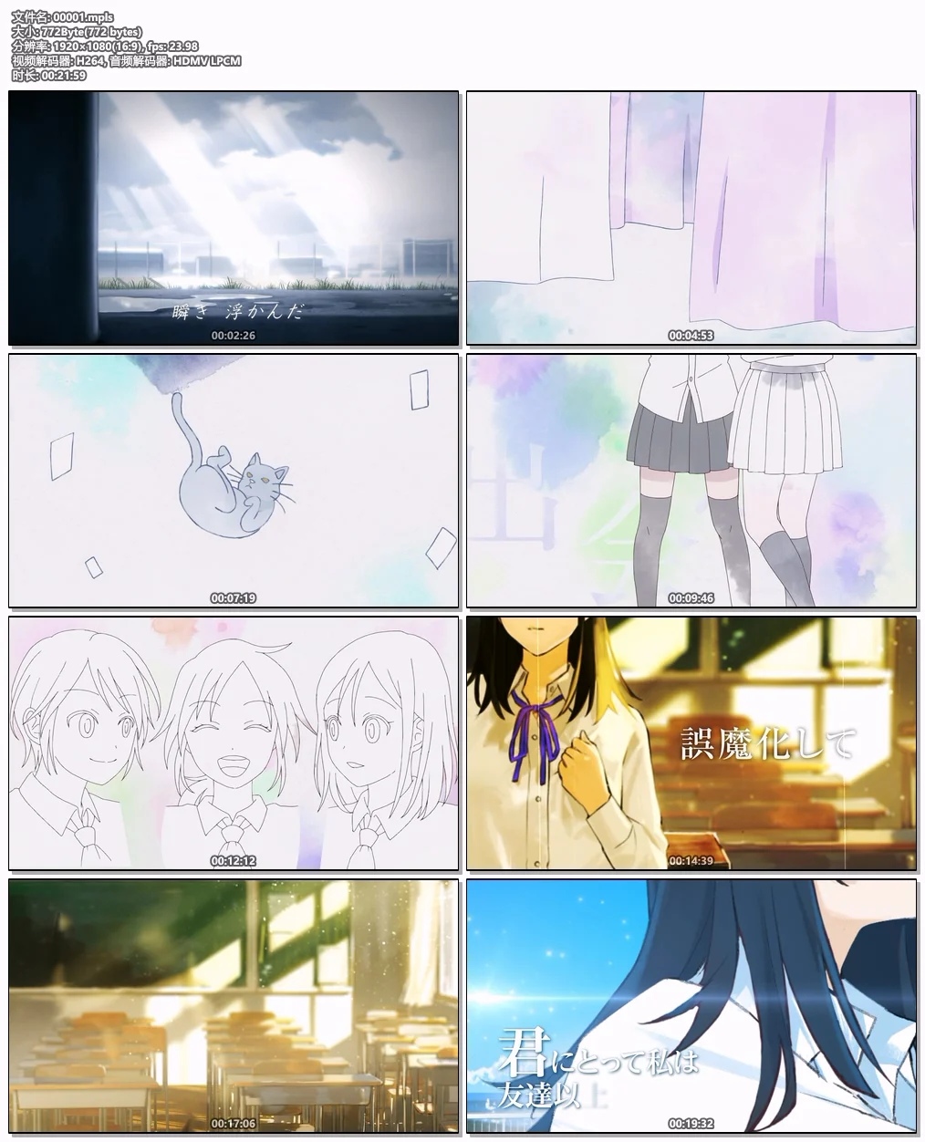 图片[6]-三月のパンタシア – ガールズブルー・ハッピーサッド Sangatsu no Phantasia – Girl\’s Blue, Happy Sad 2019 [BDMV 8.7GB]-蓝光演唱会资源网