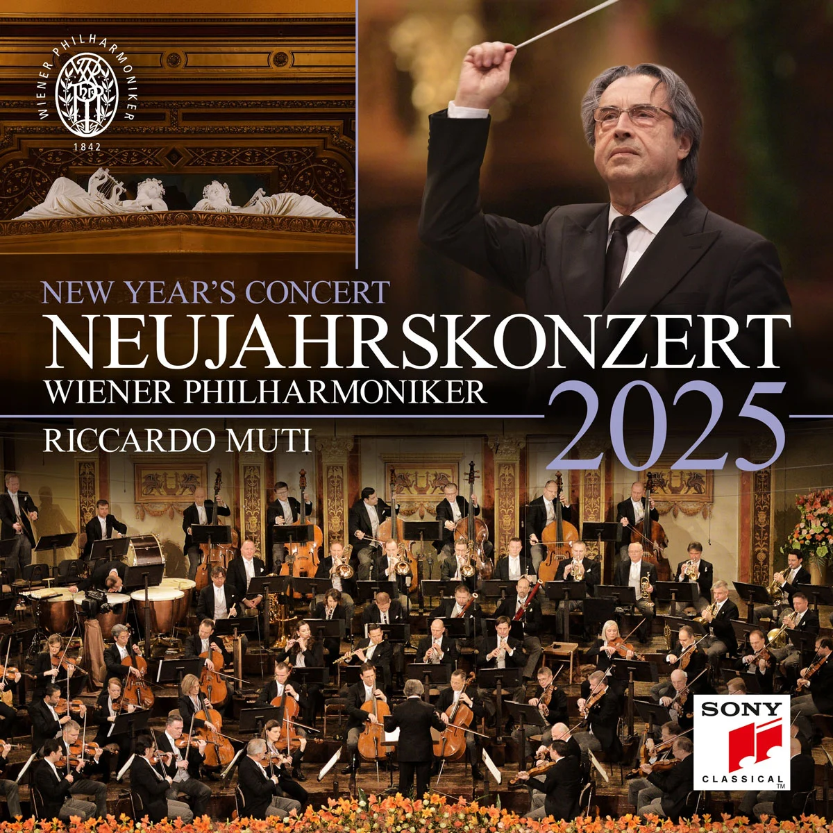2025年维也纳新年音乐会 Neujahrskonzert 2025 – Wiener Philharmoniker, Riccardo Muti  2025 [24Bit/96kHz] [Hi-Res Flac 1.7GB]-蓝光演唱会资源网