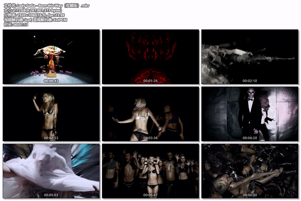 图片[2]-女神卡卡 Lady Gaga – Born This Way [ProRes MKV 7.72GB]-蓝光演唱会资源网
