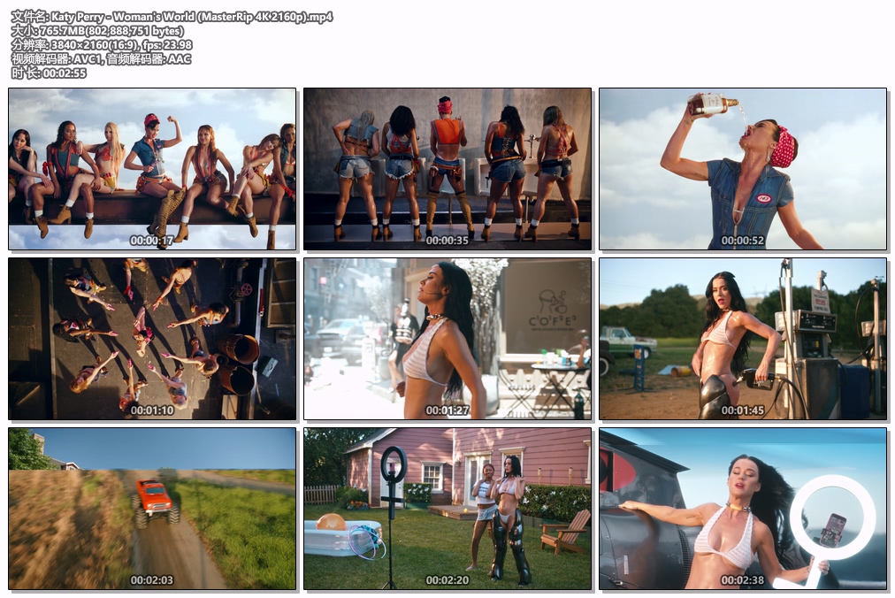 图片[2]-凯蒂·佩芮 Katy Perry – Woman\’s World [SRT外挂字幕 2160P 4K] [Master MP4 765.7MB]-蓝光演唱会资源网